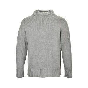 The Row Men's Light Gray Turtleneck Sweater